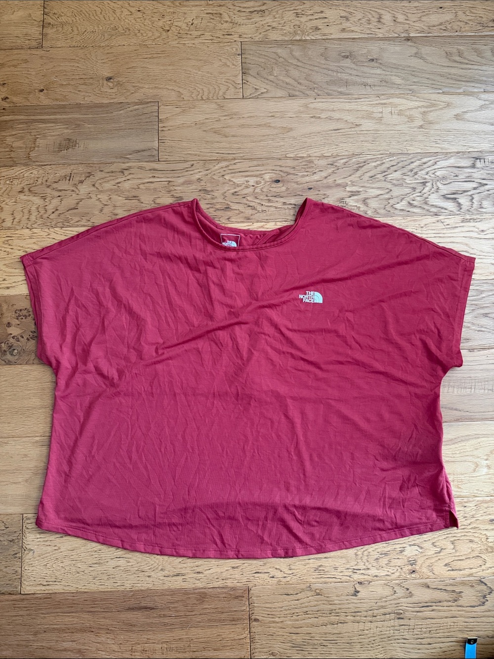 1X - The North Face - Women's Rose Pink Cropped Tee with Back Keyhole NWOT - Picture 2 of 6